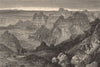 UTAH. Terres Mauvaises, Utah 1874 old antique vintage print picture