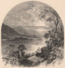 PENNSYLVANIA. The Susquehanna 1874 old antique vintage print picture