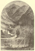 PENNSYLVANIA. Ferry at Renovo. Horses & cart. Susquehanna 1874 old print