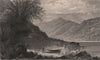 PENNSYLVANIA. The Susquehanna at Hunter's Gap 1874 old antique print picture