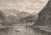PENNSYLVANIA. Nanticoke Dam. Susquehanna 1874 old antique print picture