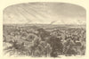 BOSTON. View from Mount Bowdoin. Massachusetts 1874 old antique print picture