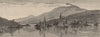 NEW YORK STATE. Black Mountain, from the Narrows 1874 old antique print