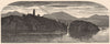 LAKE CHAMPLAIN. Split Rock & lighthouse. New York state. Paddle steamer 1874