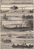 LAKE CHAMPLAIN. Plattsburg to St. Albans. Cumberland Bay. Green Mountains 1874