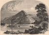 WISCONSIN. Queen's Bluff, below Trempealeau. Paddle steamer. Mississippi 1874