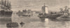 ST LAWRENCE RIVER. Among the thousand Islands. New York/Quebec 1874 old print