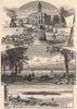 MONTREAL. Custom House. View from/of Helens Island. Montréal Québec Quebec 1874