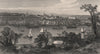 QUEBEC CITY. View of the city. Many sailing boats & ships. Québec. Canada 1874