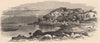 MASSACHUSETTS. Bass Rocks, Gloucester 1874 old antique vintage print picture