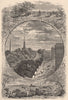 CONNECTICUT. Glimpses of Greenwich, Stamford, and Norwalk 1874 old print