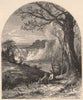 NEW YORK STATE. Cohoes Falls 1874 old antique vintage print picture