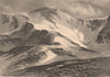 COLORADO. Summit of Gray's Peak. Rocky Mountains 1874 old antique print