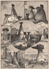 COLORADO. Eroded Sandstones, Monument Park. Rocky Mountains 1874 old print