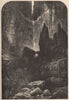 ARIZONA. Walls of the Grand Canyon 1874 old antique vintage print picture