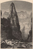 UTAH. Kanaba Canyon 1874 old antique vintage print picture