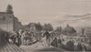 NEW YORK CITY. The Terrace, Central Park 1874 old antique print picture