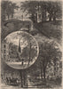 NEW YORK CITY. Brooklyn street-scenes. Clinton Street 1874 old antique print
