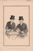 Ladies Verena and Sybil Lowther 1886 old antique vintage print picture