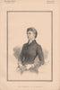 The Countess of Clarendon 1886 old antique vintage print picture