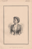 The Countess of Onslow 1887 old antique vintage print picture