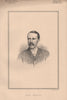 Lord Mostyn 1887 old antique vintage print picture