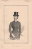 Lady Greville 1888 old antique vintage print picture
