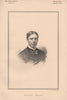 Viscount Dangan 1888 old antique vintage print picture