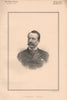 Alderman Evans 1888 old antique vintage print picture