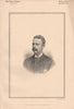 The Earl of Bandon 1888 old antique vintage print picture