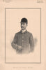 Major St. Leger Moore 1888 old antique vintage print picture