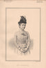 Mrs. Barthropp 1888 old antique vintage print picture