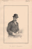 The Honourable J. Ashburnham 1888 old antique vintage print picture