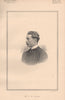 Mr. J.B. Leigh 1888 old antique vintage print picture