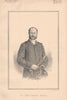 The Honourable Frederic Morgan 1888 old antique vintage print picture