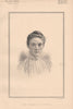 The Countess of Jersey 1888 old antique vintage print picture
