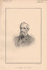 Lt.- Colonel R.H. Price 1888 old antique vintage print picture