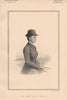 The Honourable Violet Morgan 1888 old antique vintage print picture