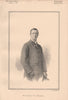 Mr. Edward St. L. Walker 1889 old antique vintage print picture