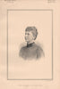 The Duchess of  Abercorn 1889 old antique vintage print picture