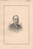 Colonel Sam Nicoll 1889 old antique vintage print picture