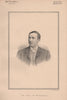 The Earl of Huntingdon 1889 old antique vintage print picture