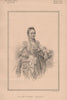 Hon. Mrs. Albert Brassey 1889 old antique vintage print picture