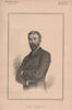 Lord Moreton 1889 old antique vintage print picture