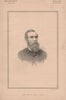 Sir W.H. Salt Bart 1889 old antique vintage print picture