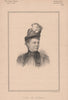 Lady de Ramsey 1889 old antique vintage print picture