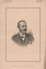 The Right Honourable A.J. Balfour M.P (later Prime Minister) 1889 old print