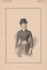 Mrs. Dalglish 1889 old antique vintage print picture