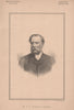 Mr. T.T. Townley Parker 1889 old antique vintage print picture