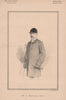 Mr. J. Maulkin King 1889 old antique vintage print picture